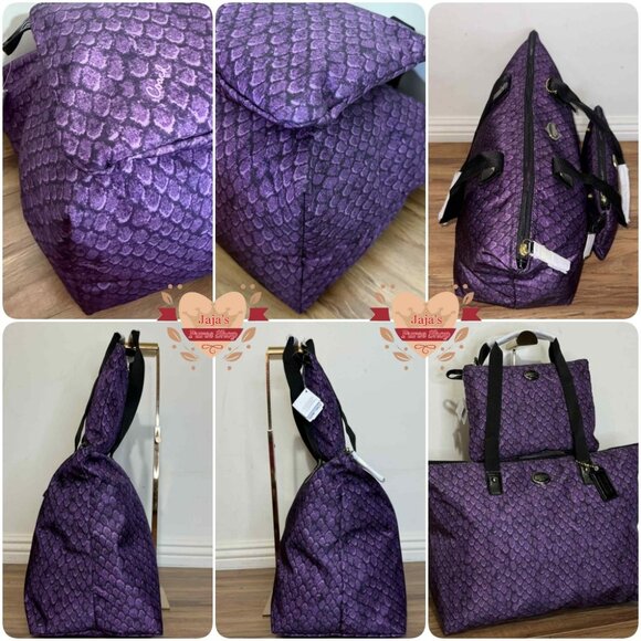 💟Coach Signature Fabric-Nylon Bag & Snap Pouch💟 - Picture 3 of 16